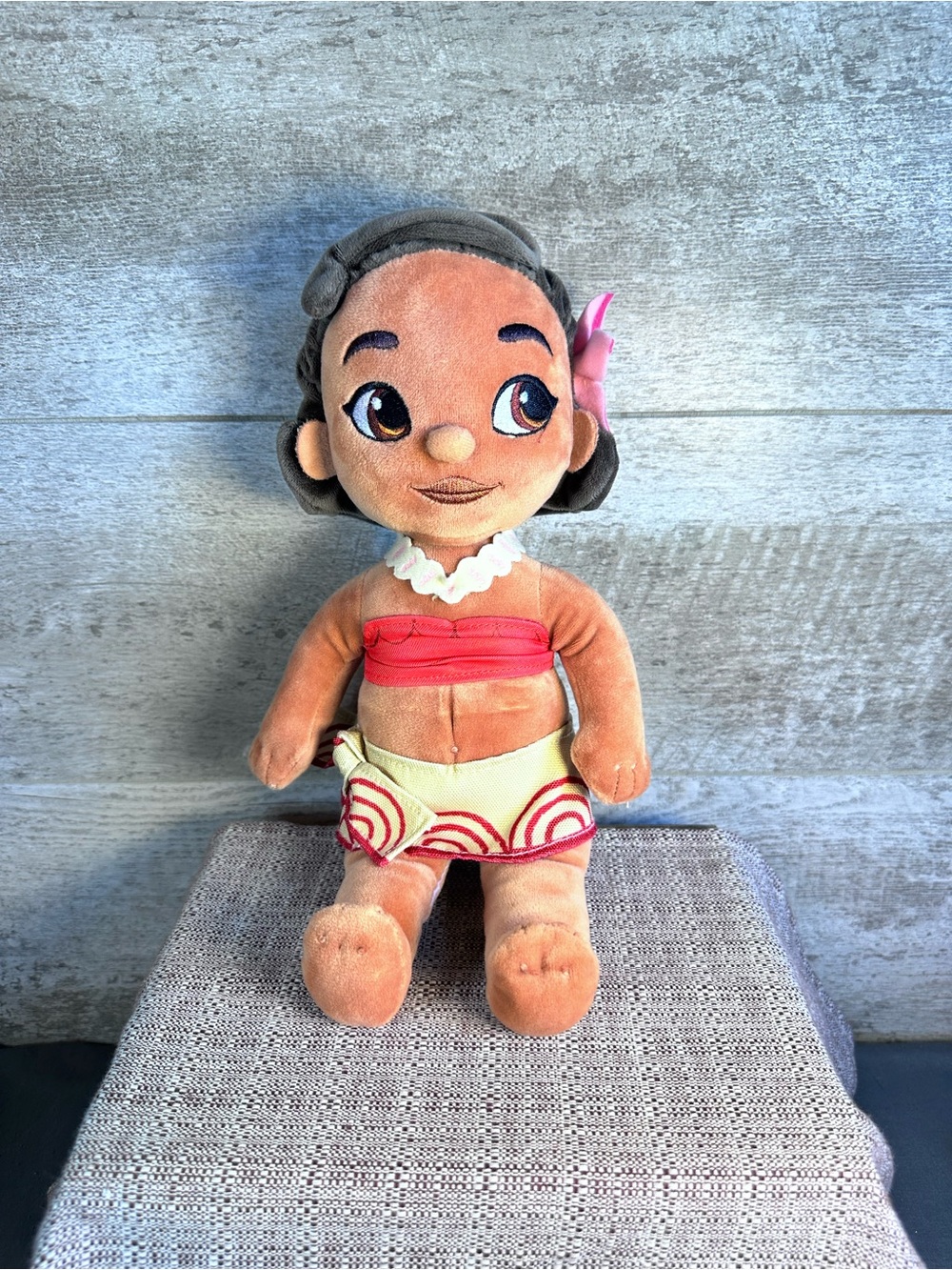 Disney Store Animators Collection Moana Plush Toddler Baby Doll 12"